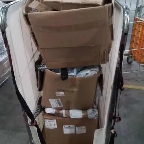 CAGE CONTAINING VARIOUS ASSORTED BOXED HOUSEHOLD/ELECTRONIC/MECHANICAL ITEMS
