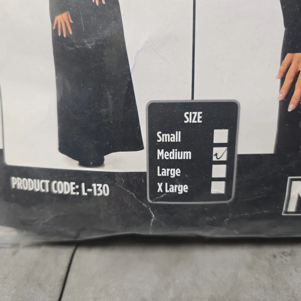 WICKED WITCH FANCY DRESS COSTUME – DRESS & HAT (MEDIUM) – MY ILLUSIONS