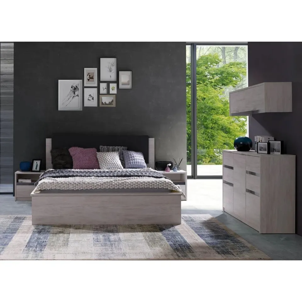BOXED OLCAY 5 PIECE BEDROOM SET (11 BOXES)