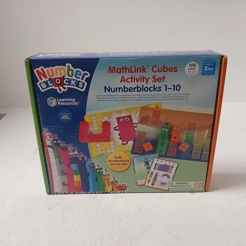 NUMBERBLOCKS 1-10 MATHLINK CUBES ACTIVITY SET – LEARNING RESOURCES