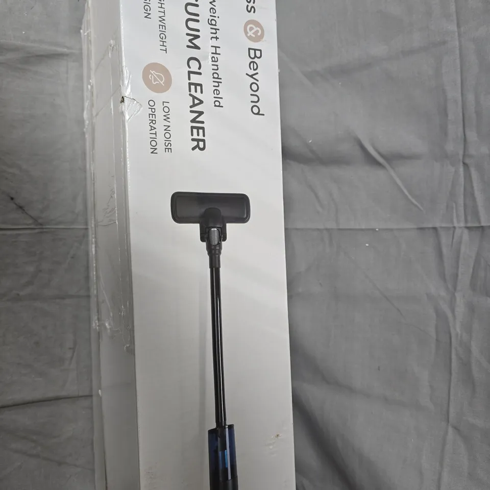 BLISS & BEYOND LIGHTWEIGHT HANDHELD VACUUM CLEANER – BOXED