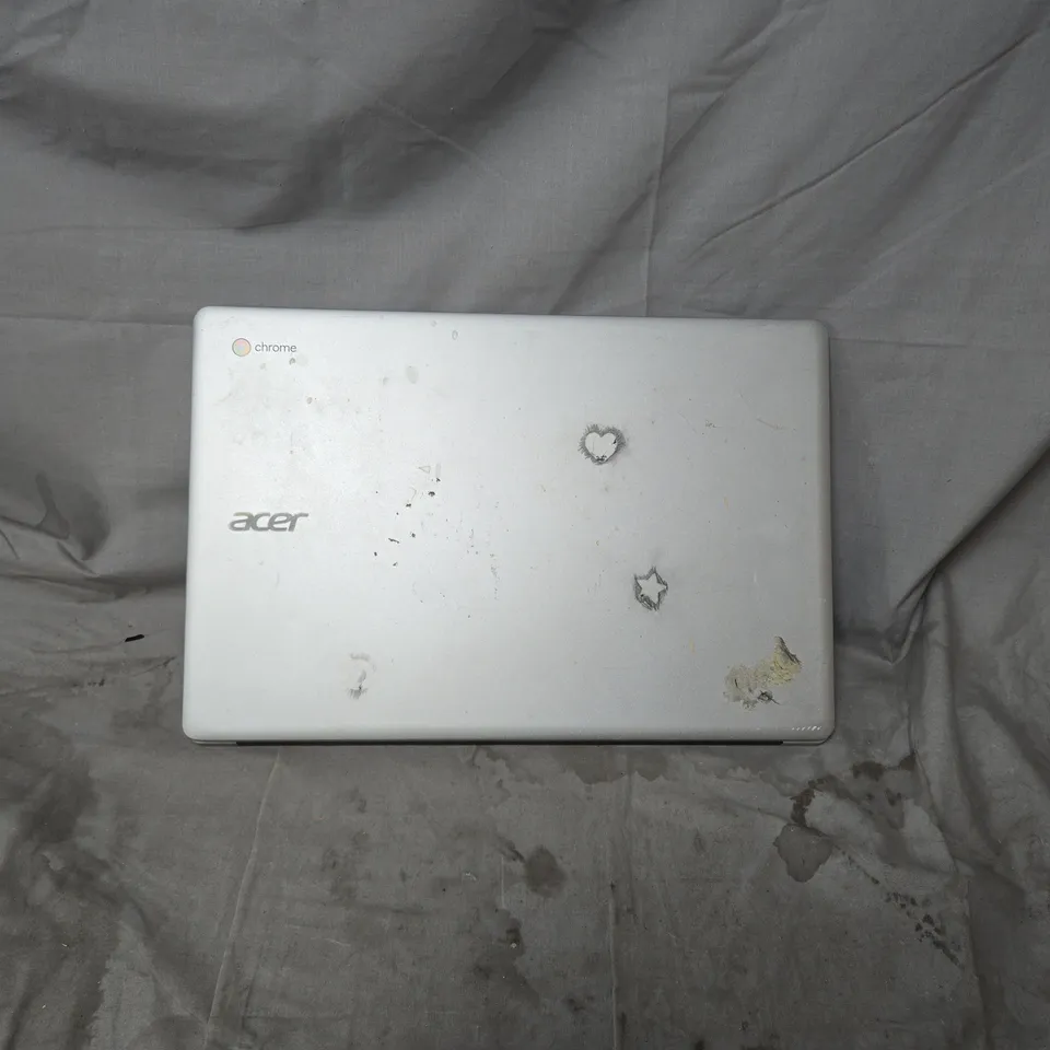 ACER LAPTOP WITH CHROME BRANDING – SILVER, USED