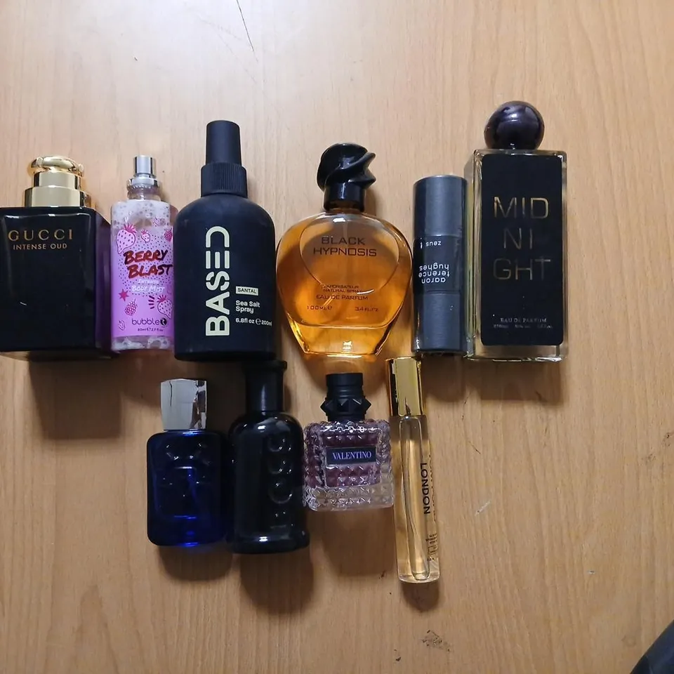 APPROXIAMTELY 10 ASSORTED UNBOXED FRAGRANCES