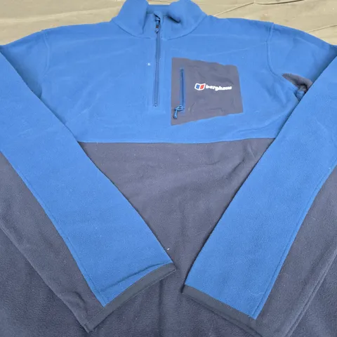 BERGHAUS 1/4 IP FLEECE - SIZE LRGE
