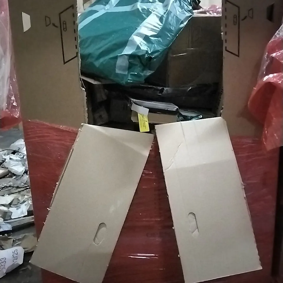 PALLET OF HOUSEHOLD ITEMS TO INCLUDE MELICONI BASE WASH EVO, GIGI BUILDING BLOCKS,  SHARP EDGE MICRO SHOVEL,  EXCERISE MAT AND OTHER ASSORTED ITEMS...