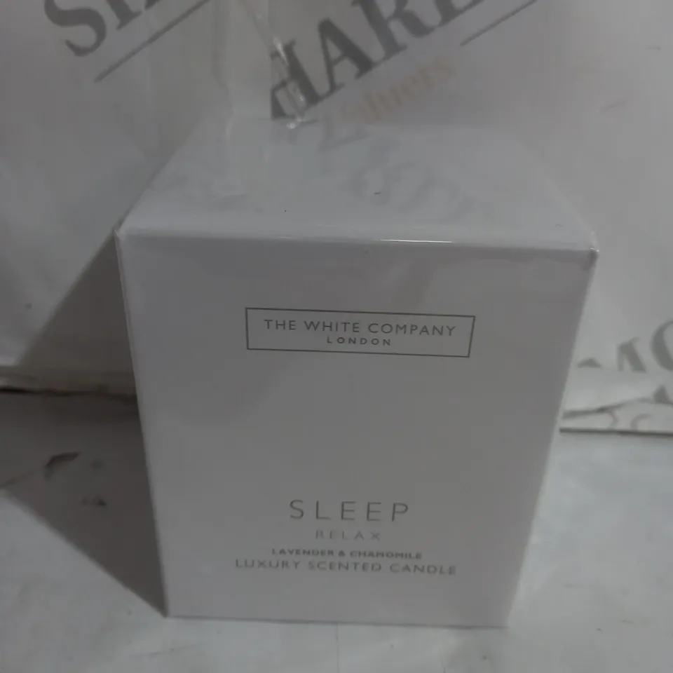 SEALED WHITE COMPANY SLEEP RELAX LUXURY SCENTED CANDLE 