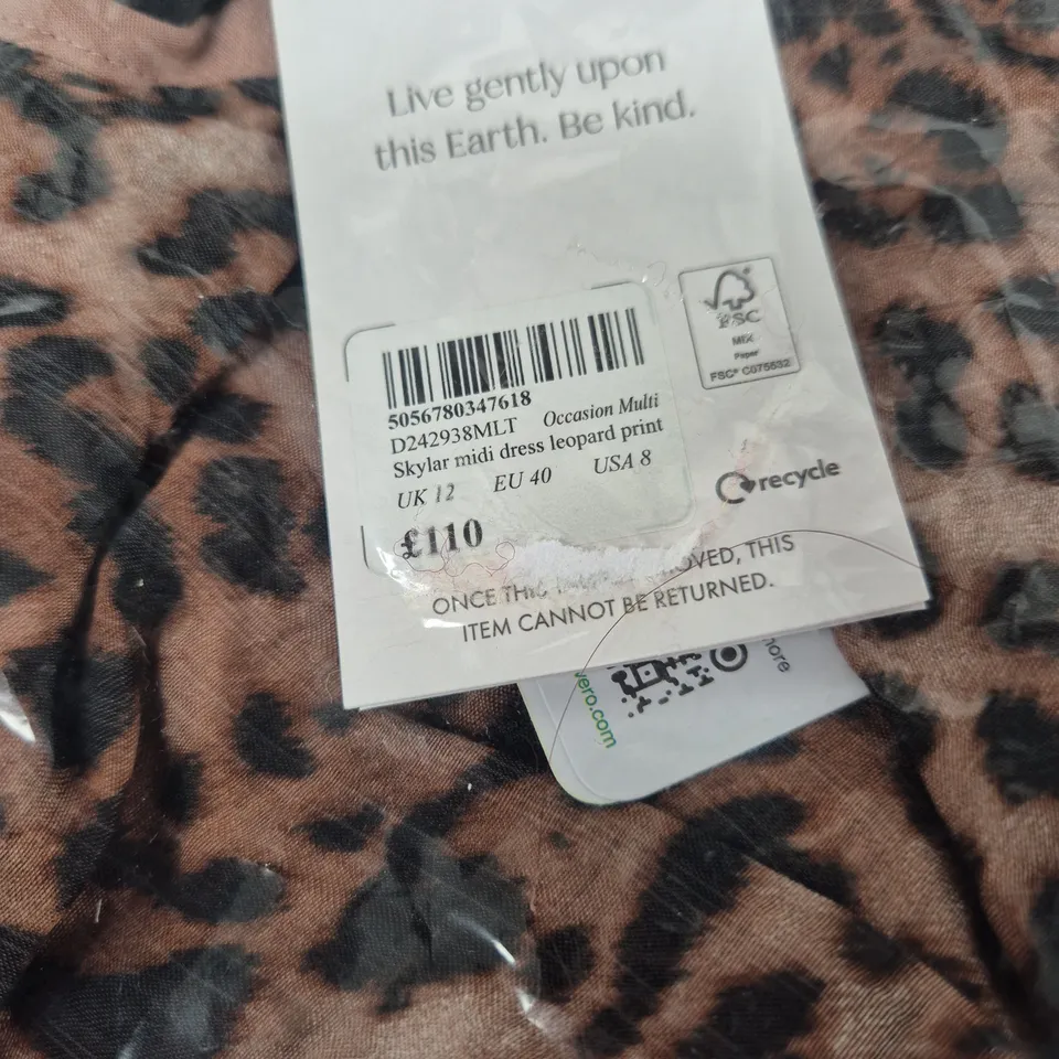 NOBODYS CHILD SKYLAR MIDI DRESS - SIZE 12