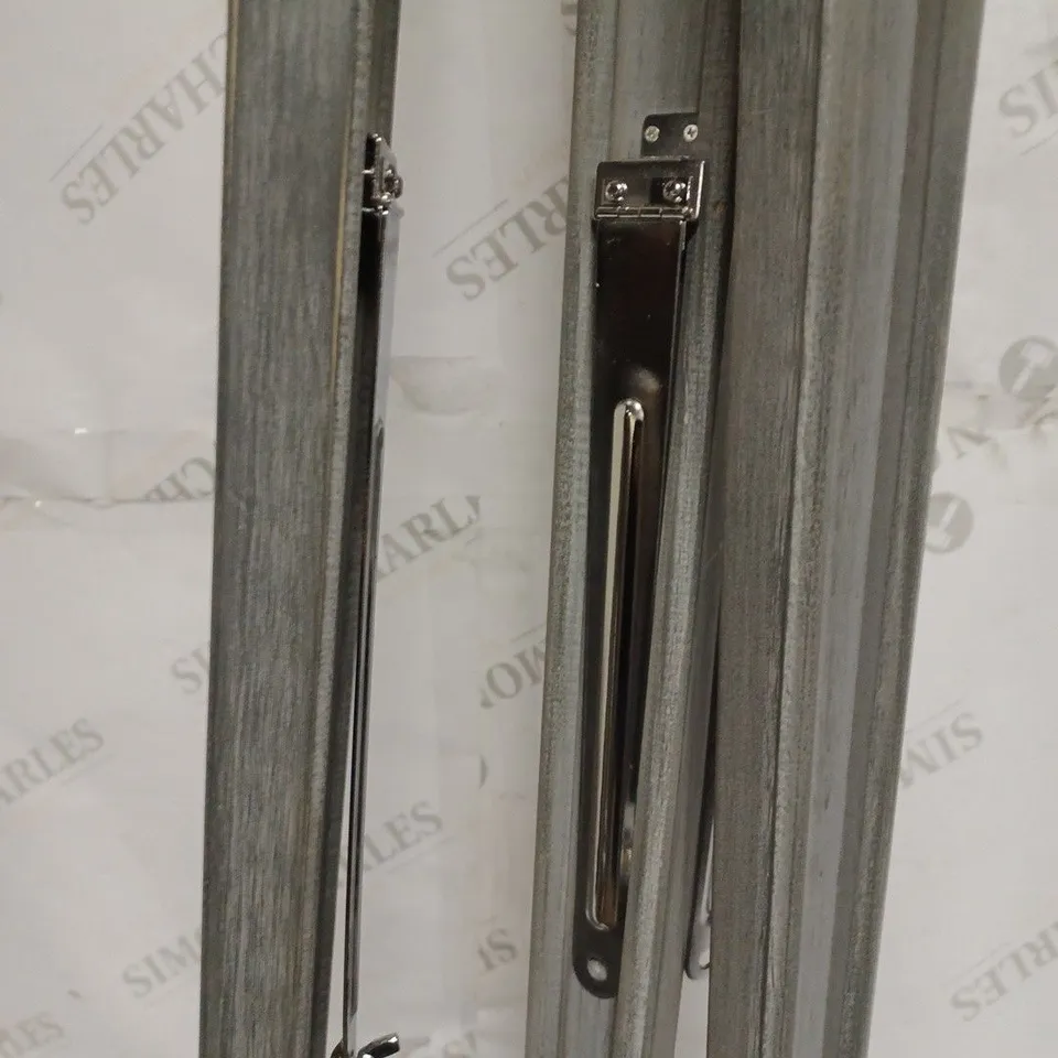 JOHN LEWIS JULES FLOOR LAMP - STEEL SHADE PINE WOOD - PART 1 OF 2