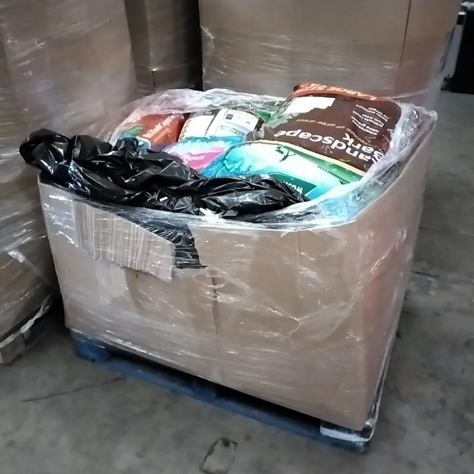 PALLET OF ASSORTED COMPOST AND SIMILAR GARDEN CARE PRODUCTS