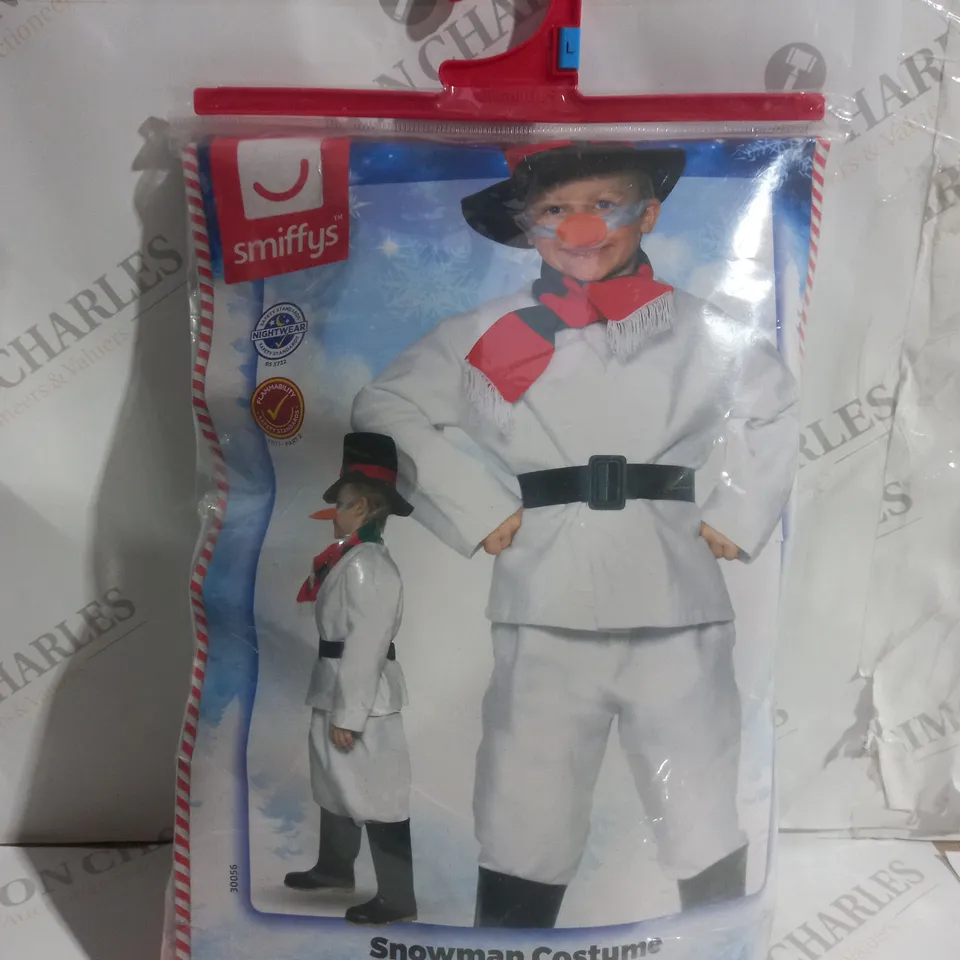 SMIFFYS SNOWMAN COSTUME - LARGE 