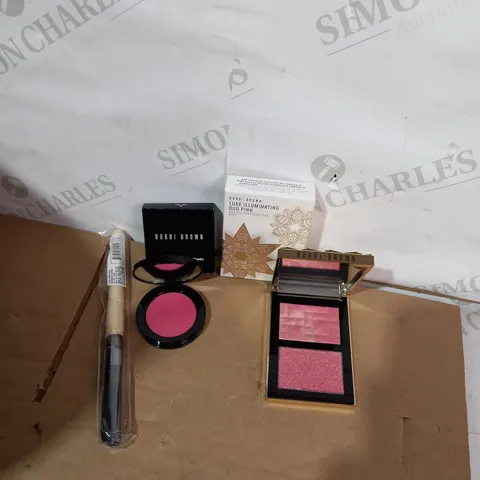 BOBBI BROWN SHEER POWDER BRUSH, POT ROUGE AND HIGHLIGHTING POWDER	