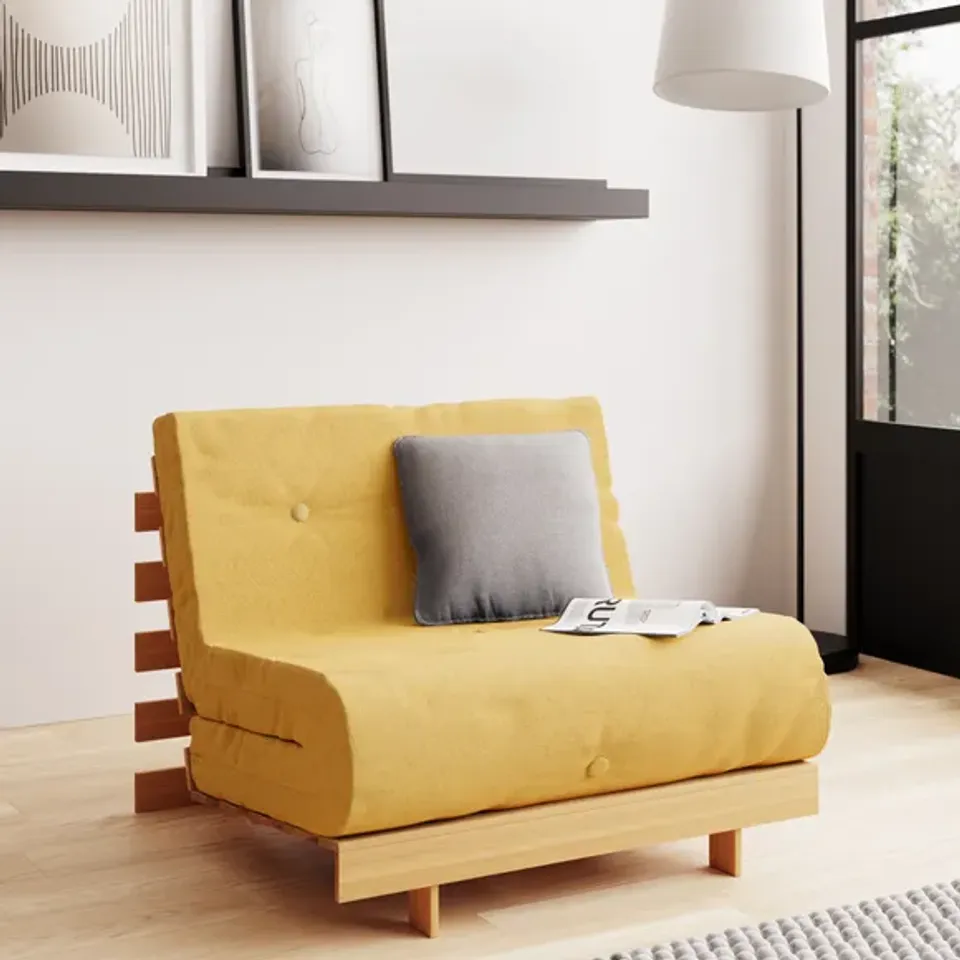 MITO COTTON DRILL SINGLE FUTON