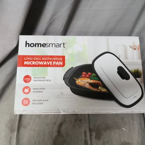 HOMESMART LONG GRILL MULTIPURPOSE MICROWAVE PAN – BOXED
