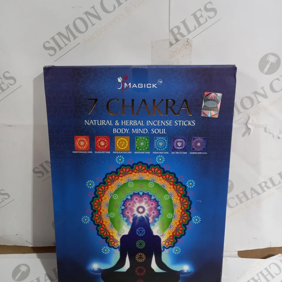 7 CHAKRA NATURAL AND HERBAL INCENSE STICKS 