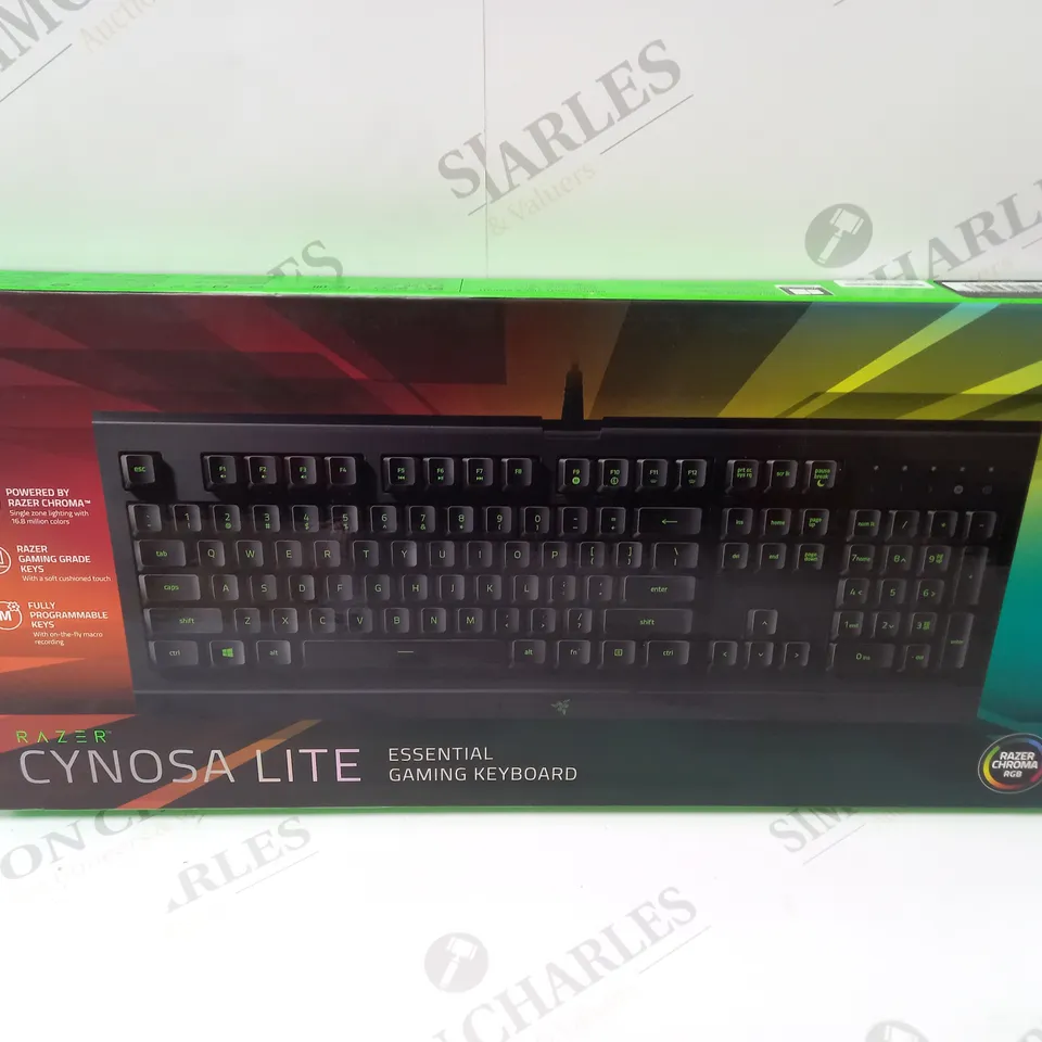 BRAND NEW BOXED RAZER CYNOSA LITE ESSENTIAL GAMING KEYBOARD