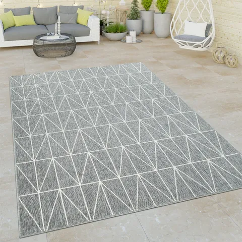 BRAND NEW BAGGED PACO HOME BRUGGE 224 AREA RUG - GREY // SIZE: 120 x 170CM