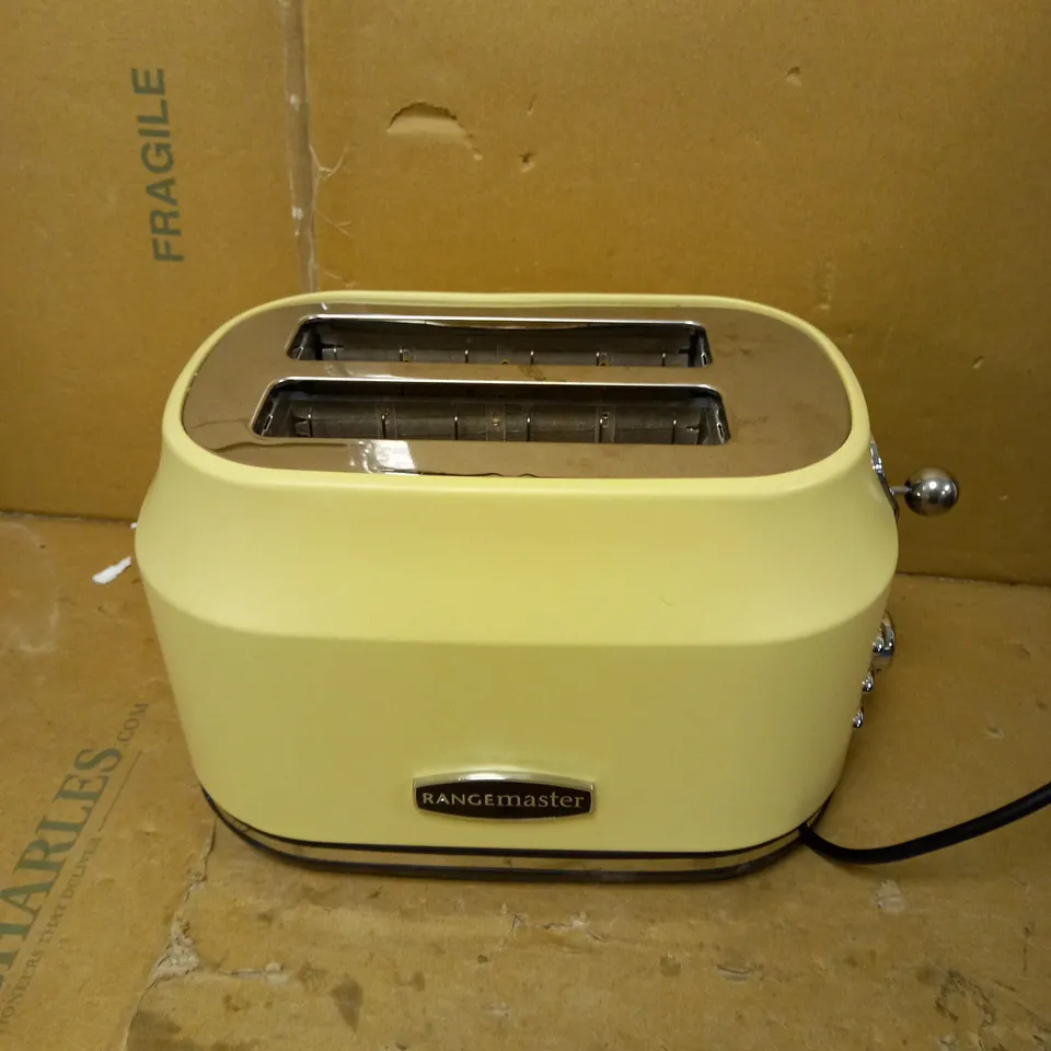 RANGEMASTER CLASSIC COLLECTION MATT CREAM 2 SLICE TOASTER