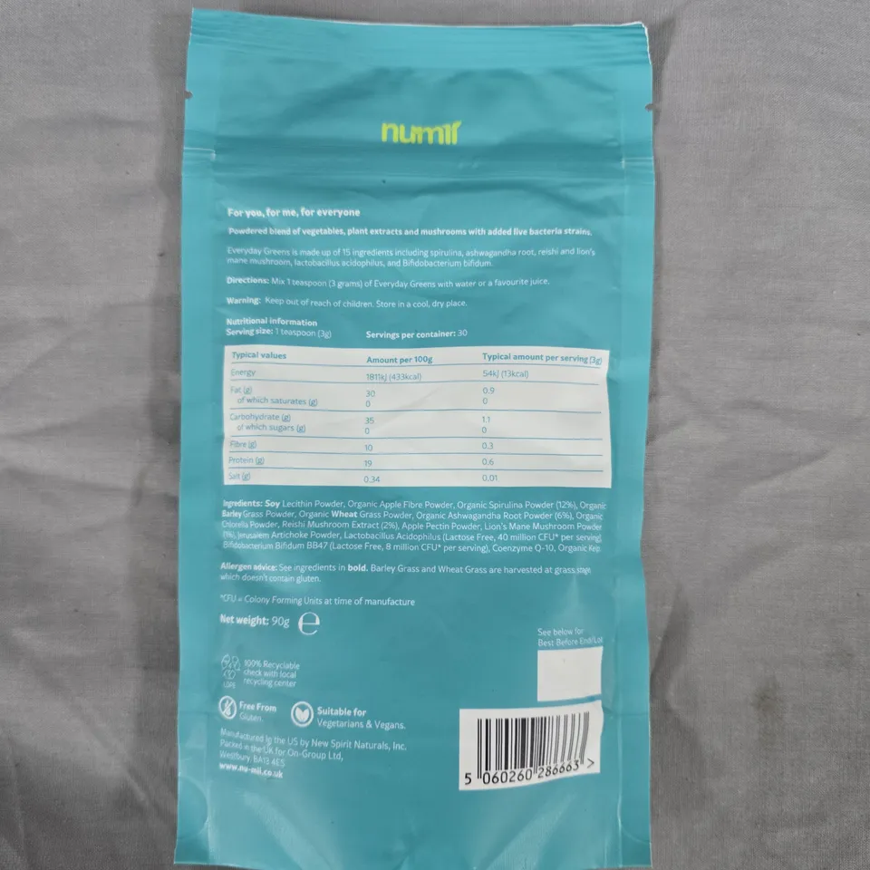 EVERYDAY GREENS POWDER – 90G (DIETARY SUPPLEMENT)