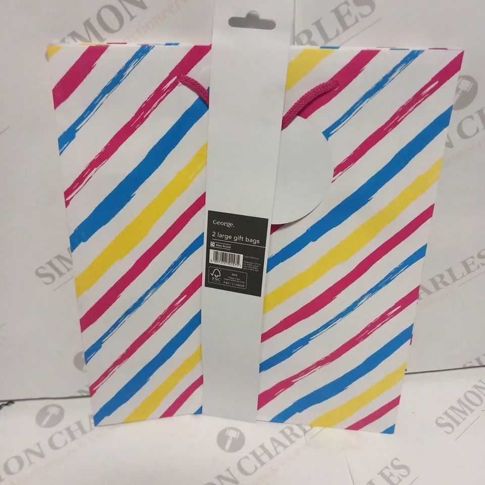 APPROXIMATELY 360 PACK OF TWO LARGE GIFT BAGS(3 BOXES)