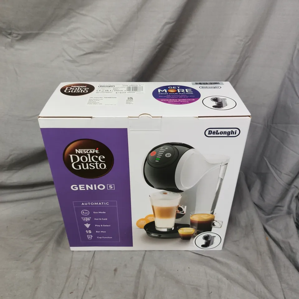 NESCAFE DOLCE GUSTO BY DE'LONGHI GENIO S ANTHRACITE POD COFFEE MACHINE