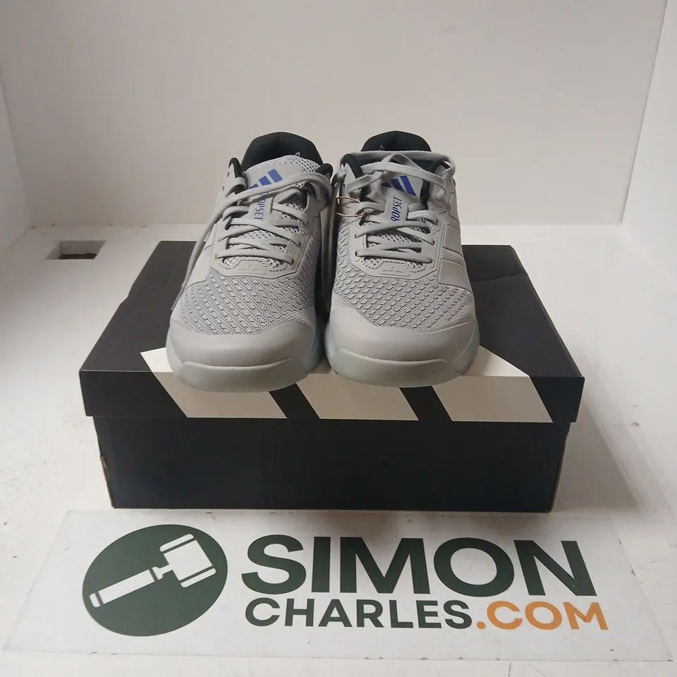 BOXED PAIR OF PUMA DROPSET 4 TRAINERS IN GREY - UK 8.5