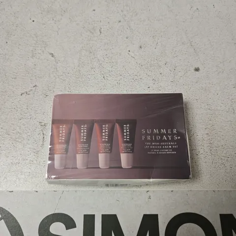 SUMMER FRIDAYS LIP BUTTER BALM SET β 4 X 5 G, SEALED