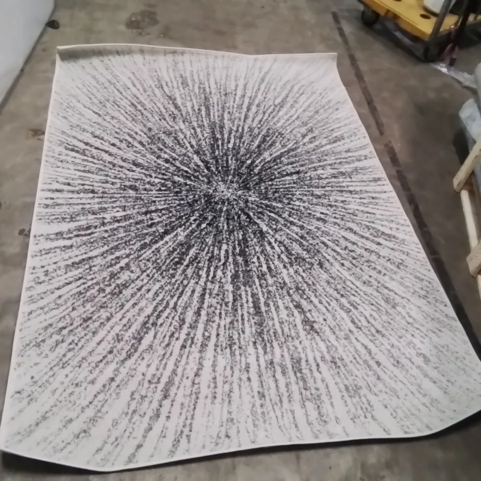 MANASSAS TRADITIONAL BLACK/IVORY RUG 230X160