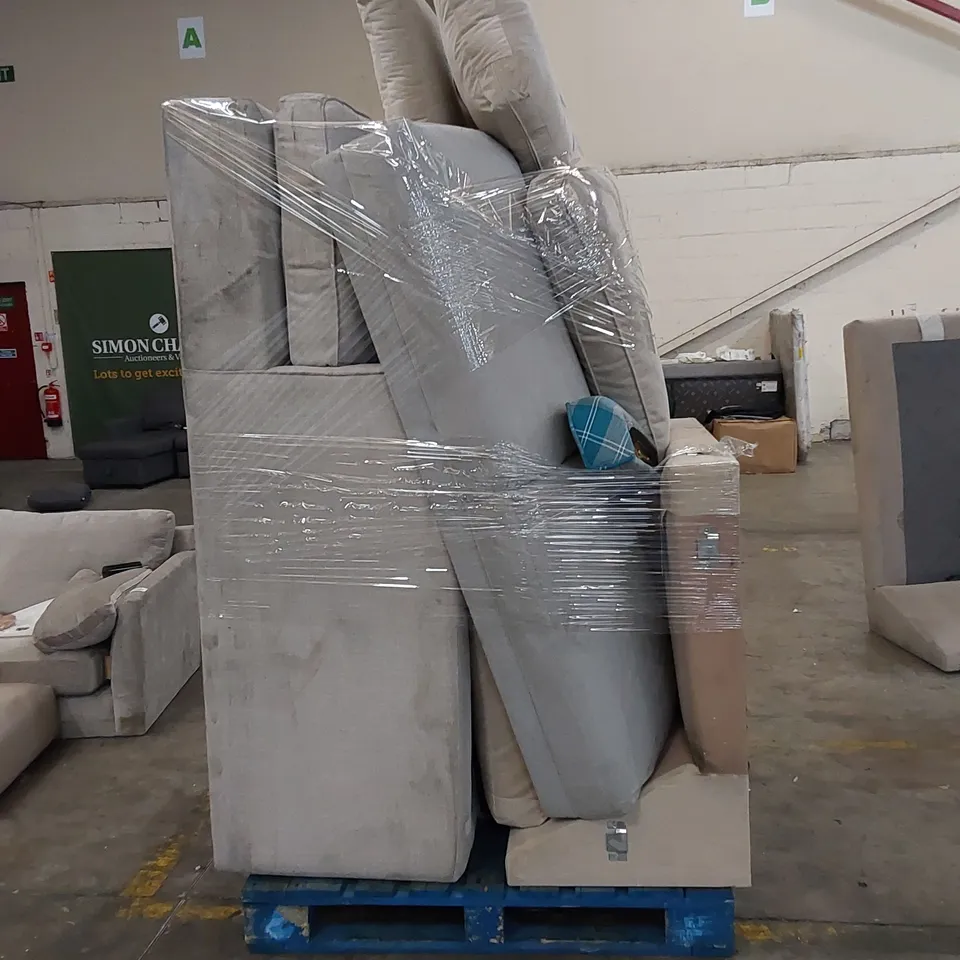 PALLET TO CONTAIN ASSORTED INCOMPLETE SOFAS AND SOFA PARTS 