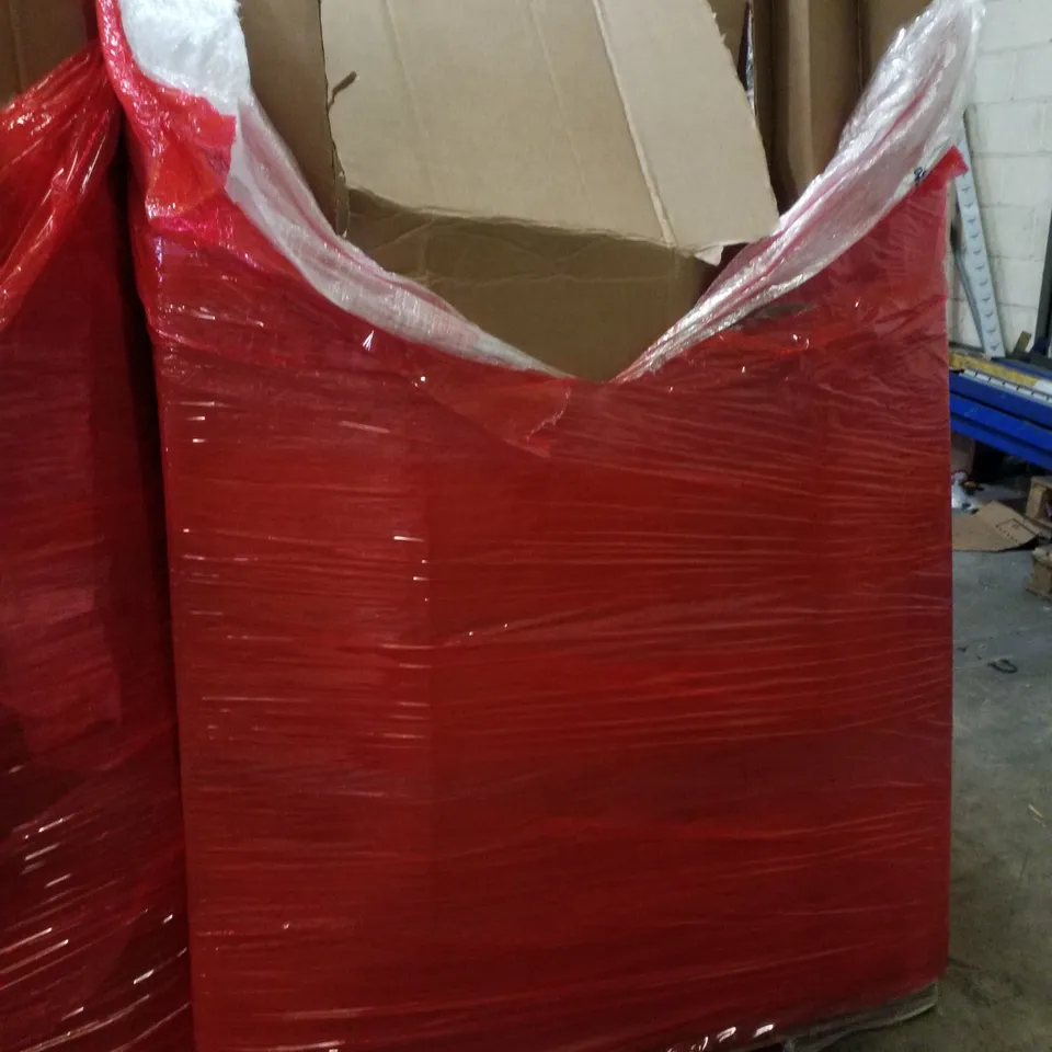 PALLET CONTAINING ASSORTED PRODUCTS INCLUDING SLOW JUICER, FOLDING PET CRATE, CONSOLE TABLE & CORNER DESK