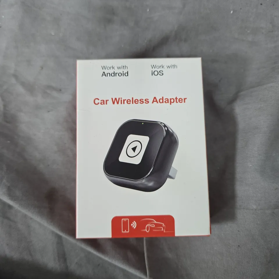 CAR WIRELESS ADAPTER – WORKS WITH ANDROID & IOS 