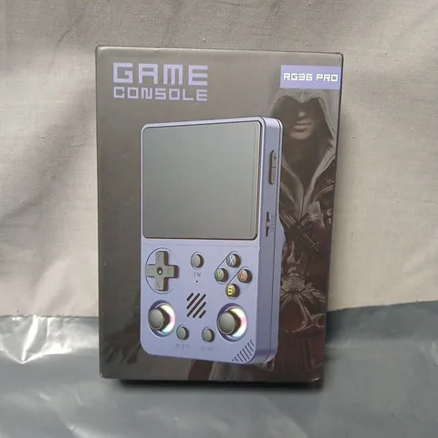BOXED RG36 PRO HANDHELD GAMES CONSOLE