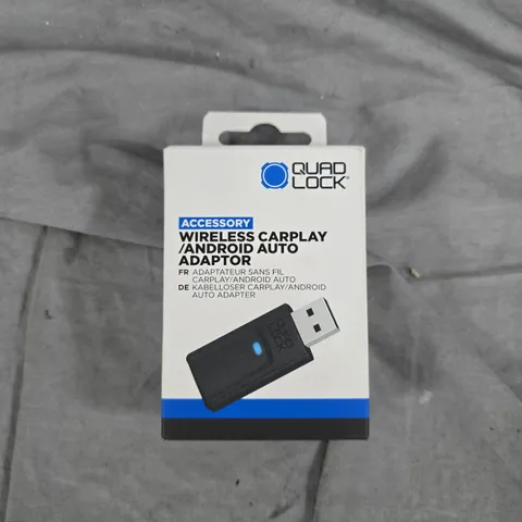 Quad Lock Wireless CarPlay / Android Auto Adaptor – USB Dongle (Boxed)