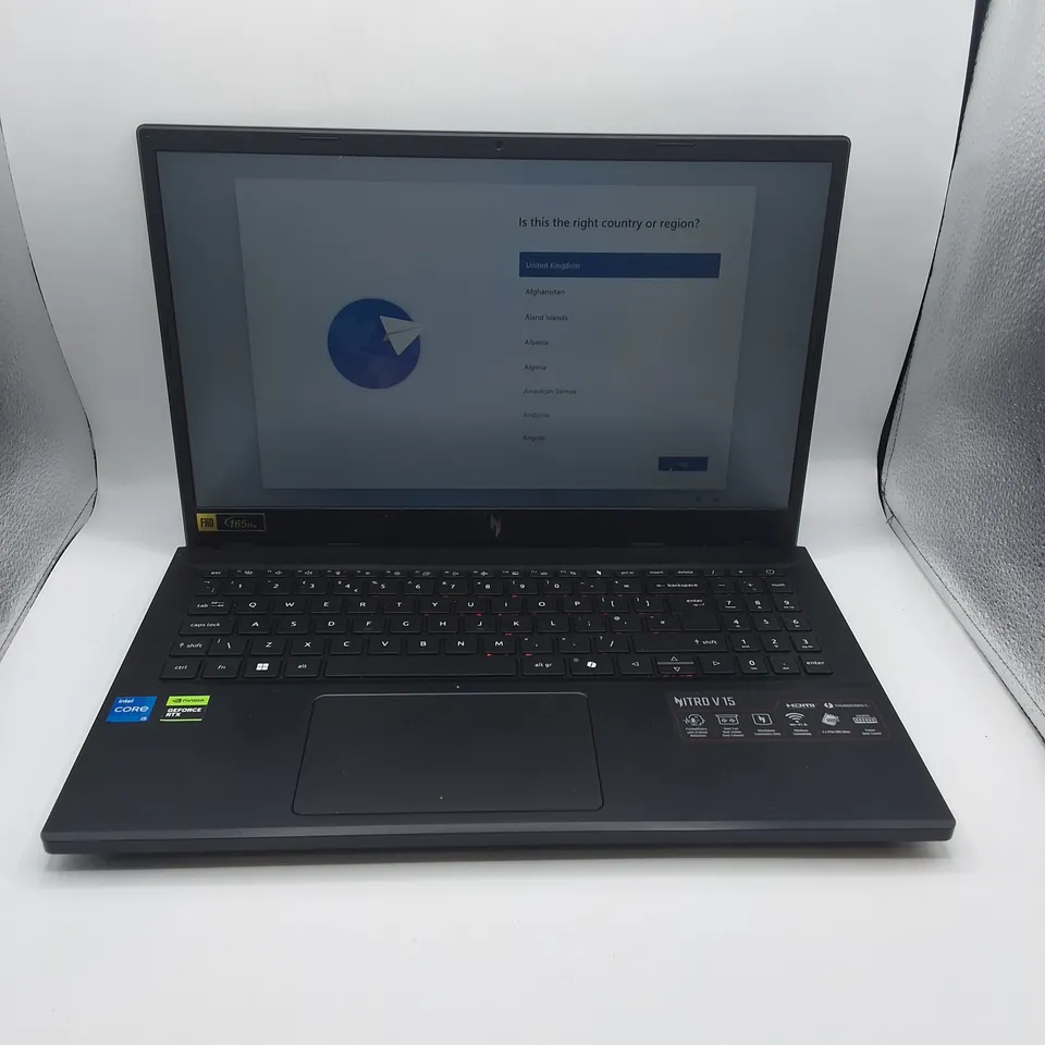 UNBOXED ACER NITRO V15 INTEL I-5 GEFORCE RTX LAPTOP IN BLACK - N23Q22