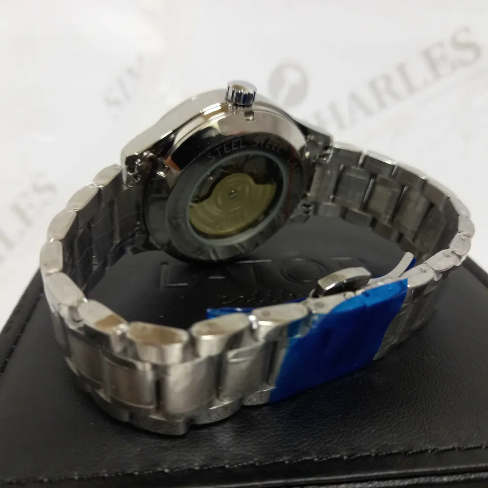 LATOR CALIBRE PART SKELETON BRACELET STRAP WATCH RRP £550