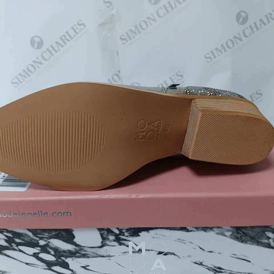 MODA IN PELLE KATREENA ANKLE BOOTS MINK SIZE 7