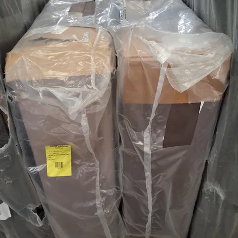 UNIVERSAL 135CM 4 DRAWER MINK PLUSH DIVAN BASE (2 PARTS)