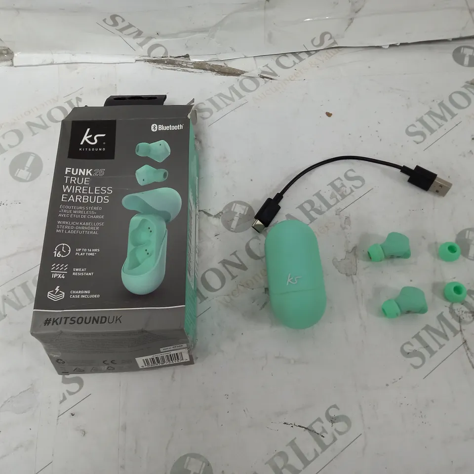 KITSOUND FUNK 25 TRUE WIRELESS EARBUDS 
