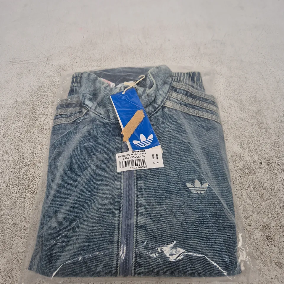 ADIDAS DENIM JACKET – SIZE 11/12 YEARS