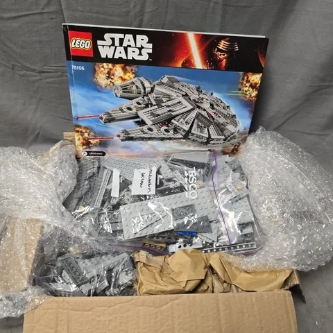 UNBOXED LEGO STAR WARS 75105 MILLENIUM FALCON PIECES