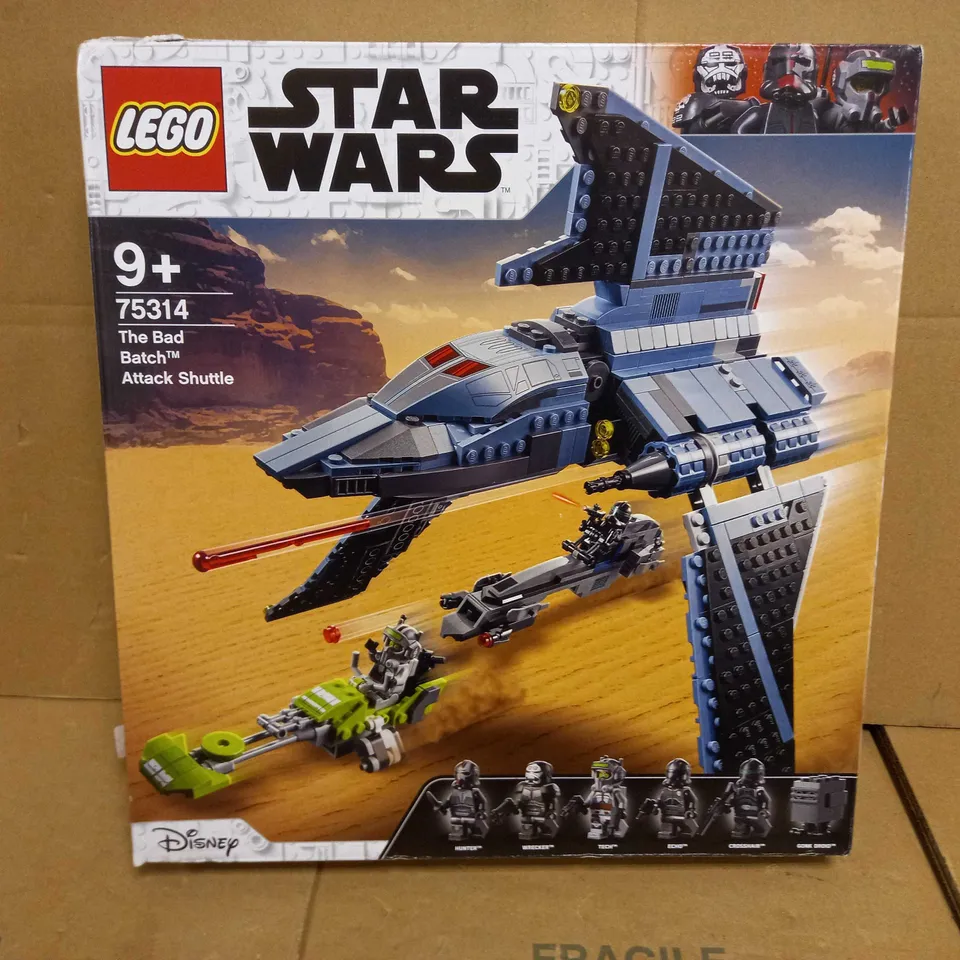 LEGO STAR WARS THE BAD BATCH ATTACK SHUTTLE 75314 7+ RRP £89.99