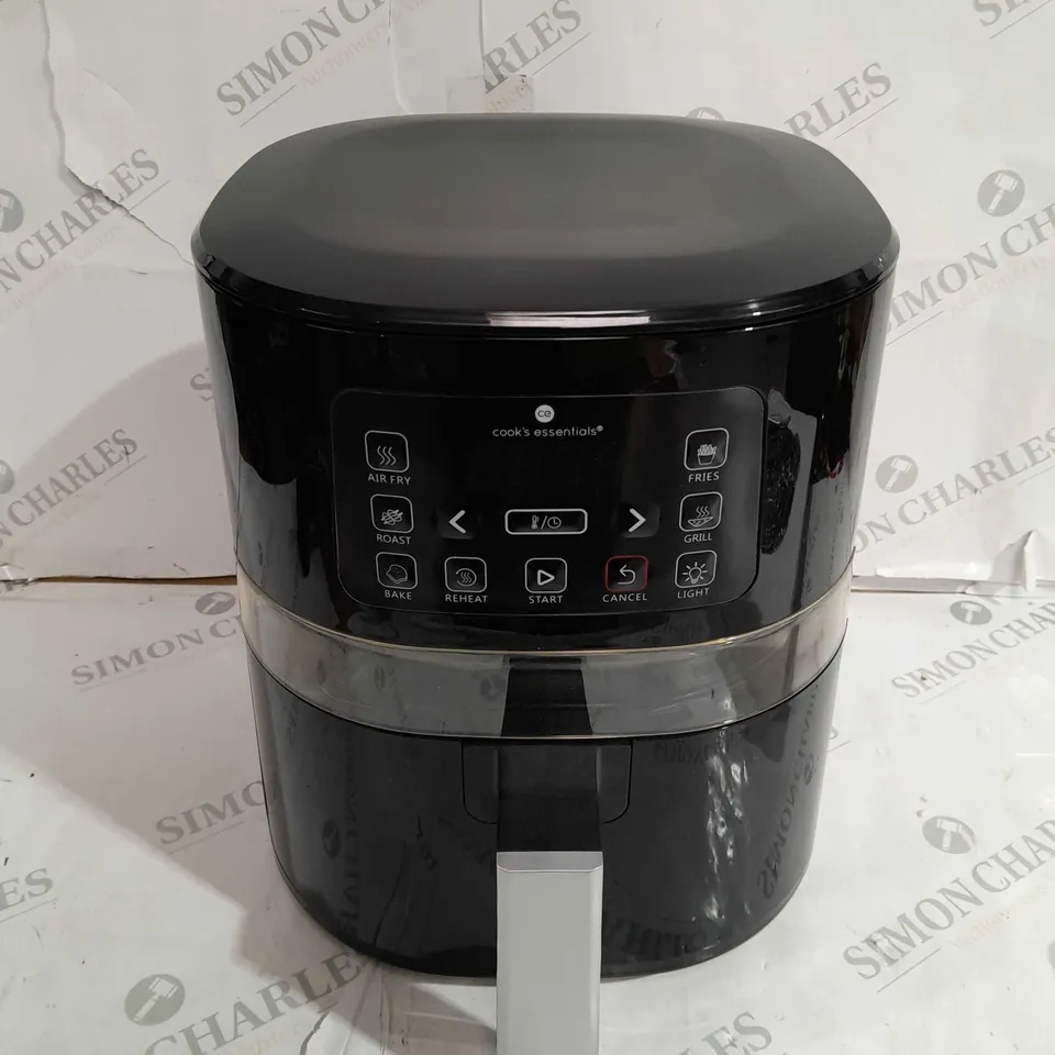 BOXED OUTLET COOK'S ESSENTIALS 4.0L AIR FRYER - BLACK