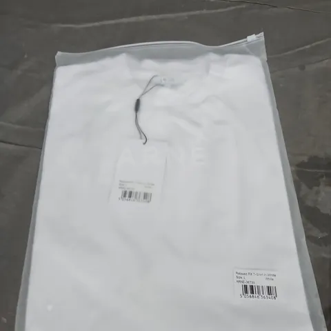 BAGGED ARNE RELAXED FIT T-SHIRT - SIZE LARGE