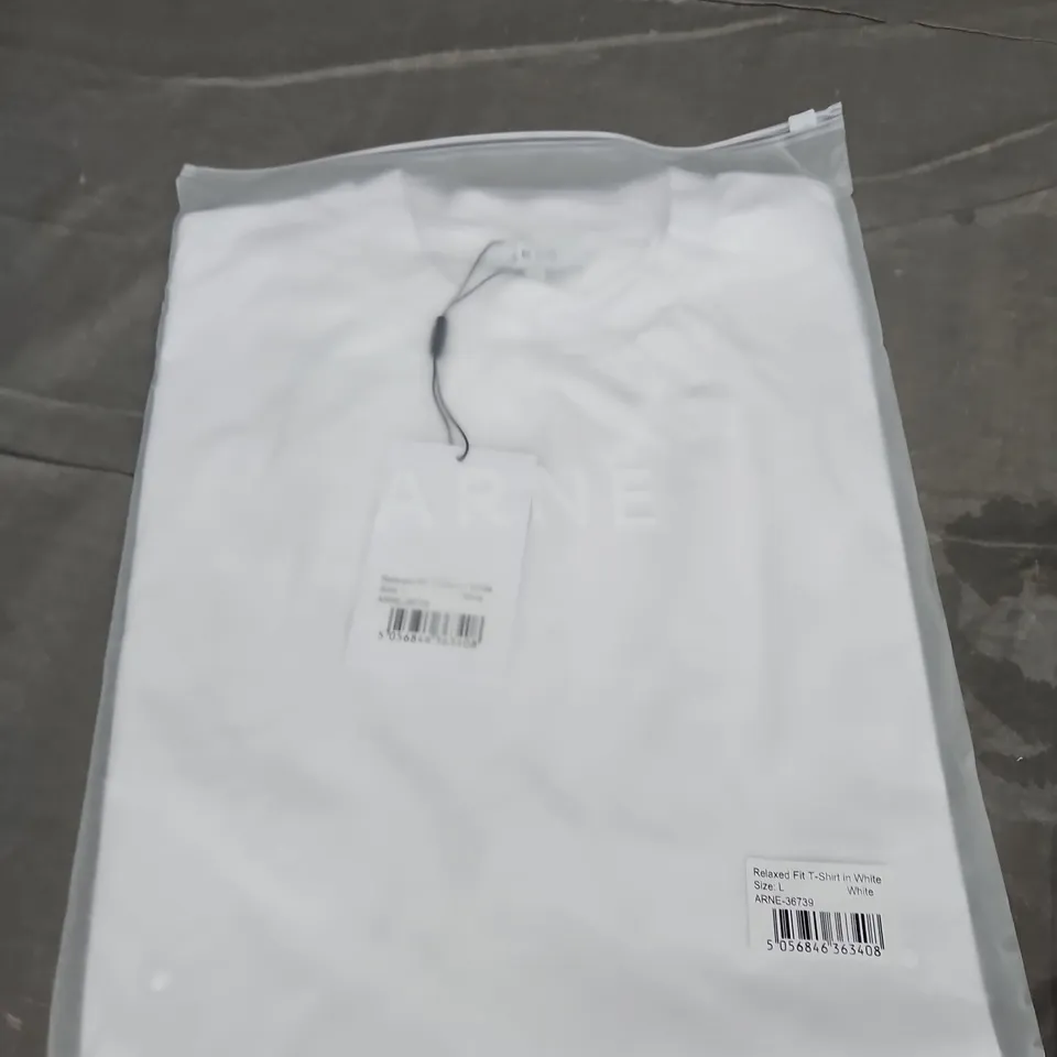 BAGGED ARNE RELAXED FIT T-SHIRT - SIZE LARGE