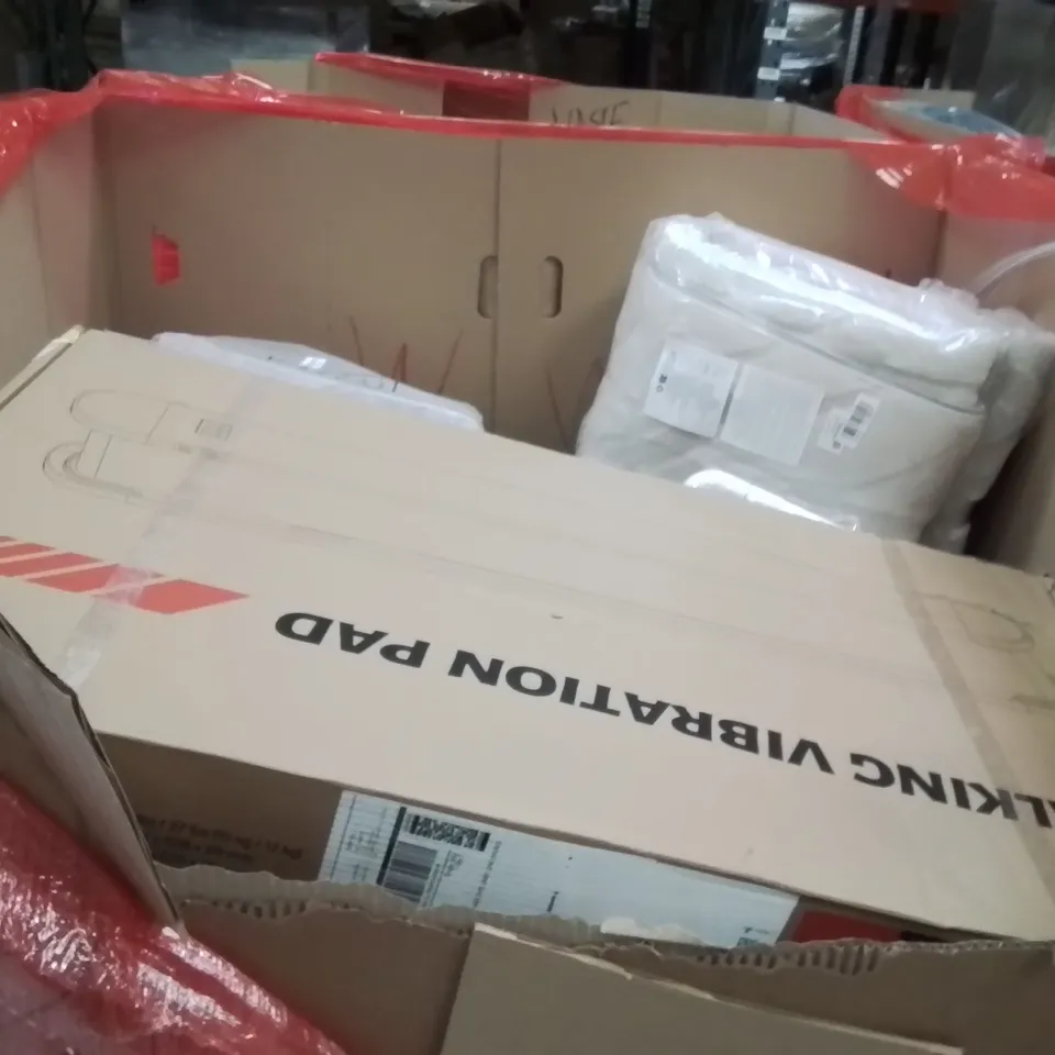 PALLET OF ASSORTED HOUSEHOLD GOODS AND PRODUCTS TO INCLUDE;WALKING PAD,LED LIGHT,EXERCISE MAT