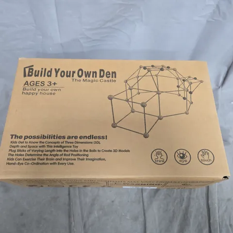 BUILD YOUR OWN DEN CONSTRUCTION TOY SET – AGES 8+