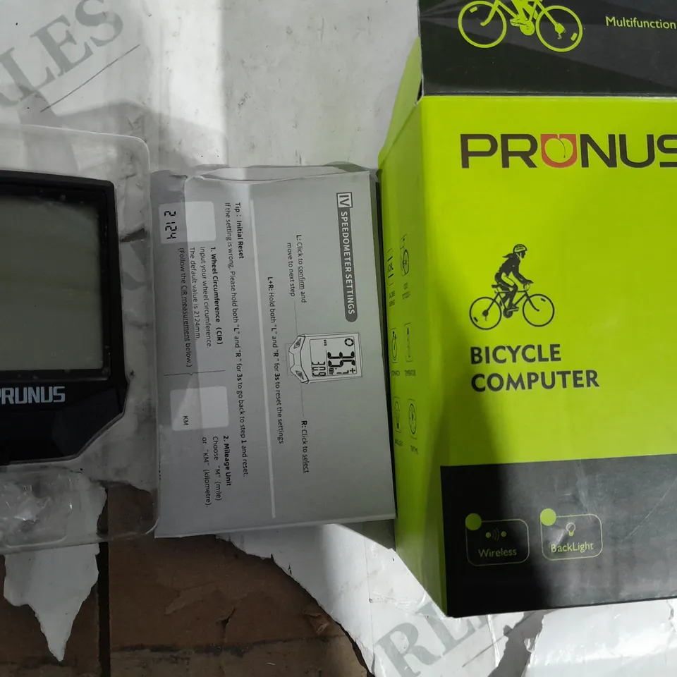 PRONUS BICYCLE COMPUTER 