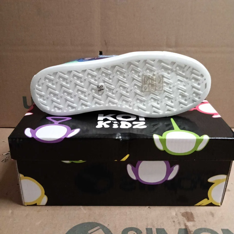 KOI KIDZ TELETUBBYLAND TRAINERS MULTI COLOURED SIZE 2