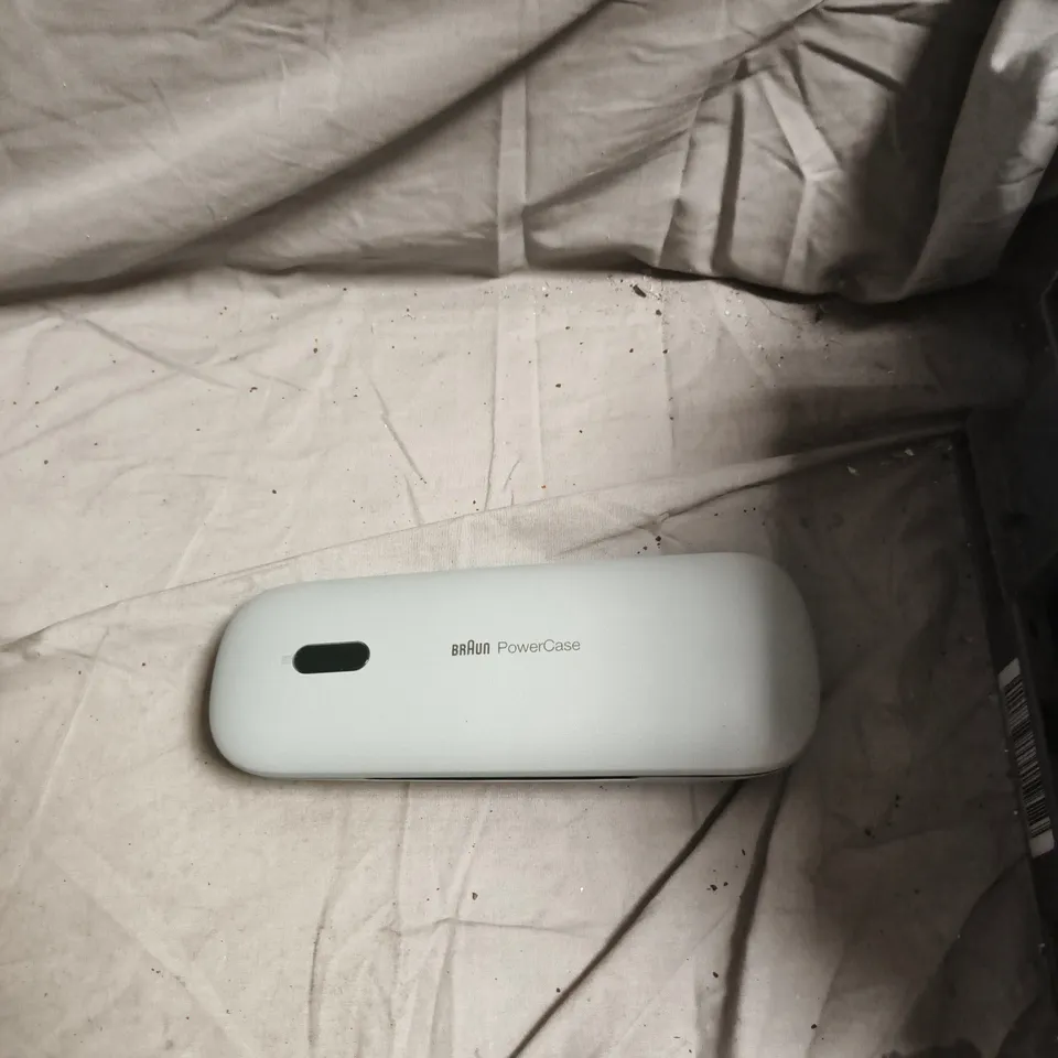 BRAUN POWERCASE TRAVEL CASE FOR SHAVER WITH CLEANING BRUSH ( CASE ONLY )