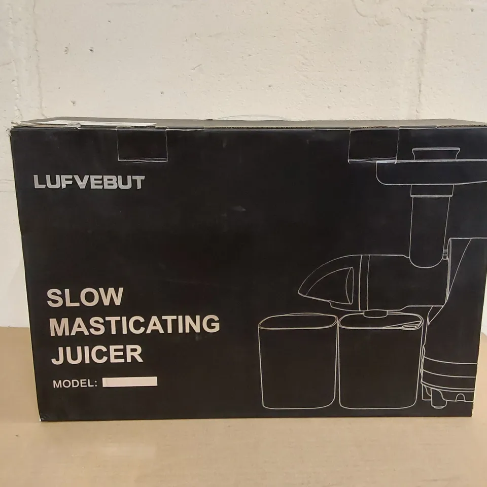 BOXED LUFVEBUT B5100 SLOW MASTICATING JUICER - 250W (1 BOX)