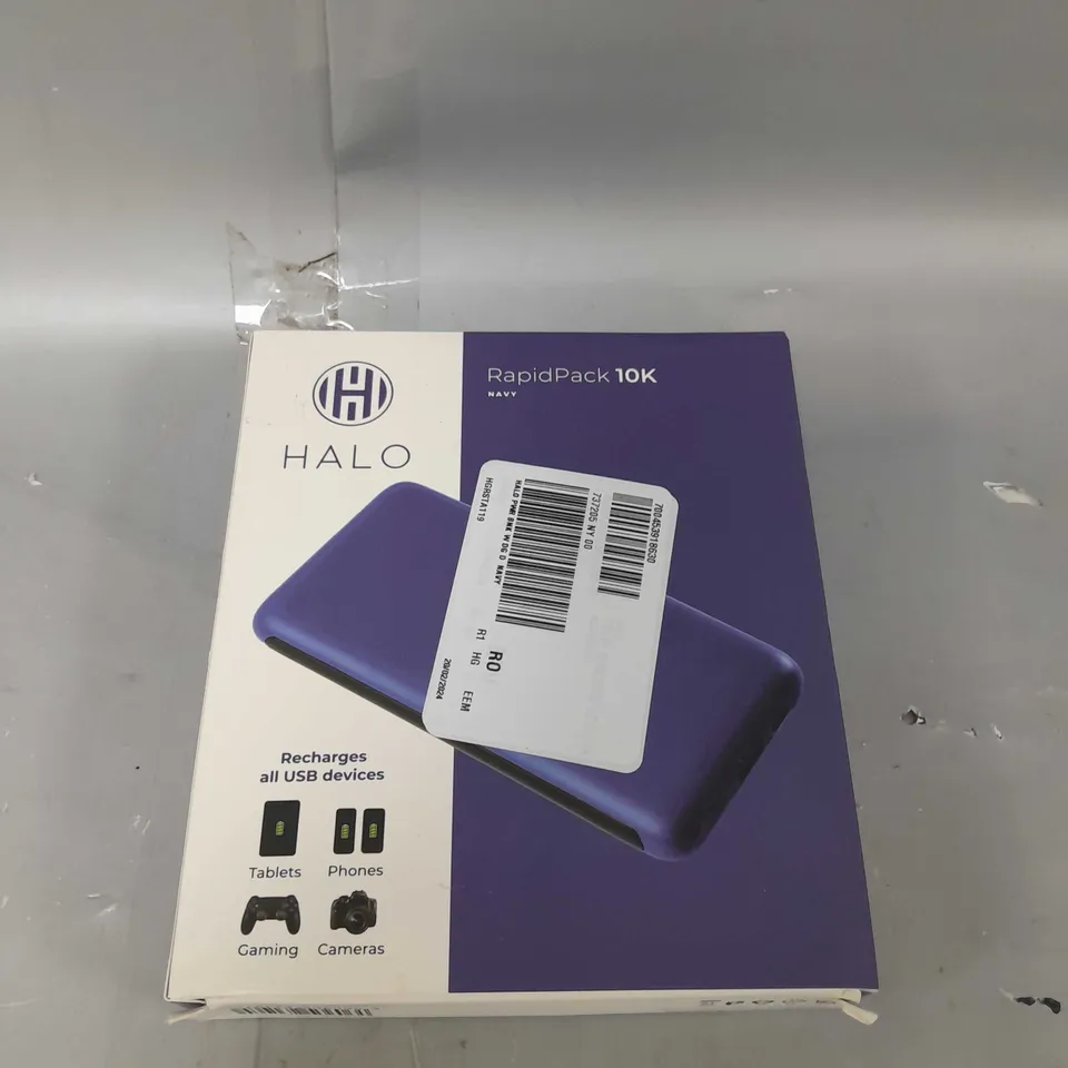 HALO 10,000MAH RAPID 20W POWER BANK W/DIGITAL DISPLAY